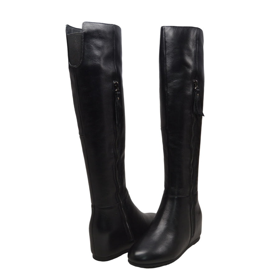 Hang Out Black Leather (New) Extra Slim or Slim Boots: Stylish and Versatile