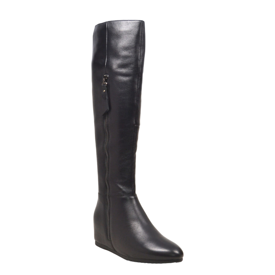 Hang Out Black Leather (New) Extra Slim or Slim Boots: Stylish and Versatile