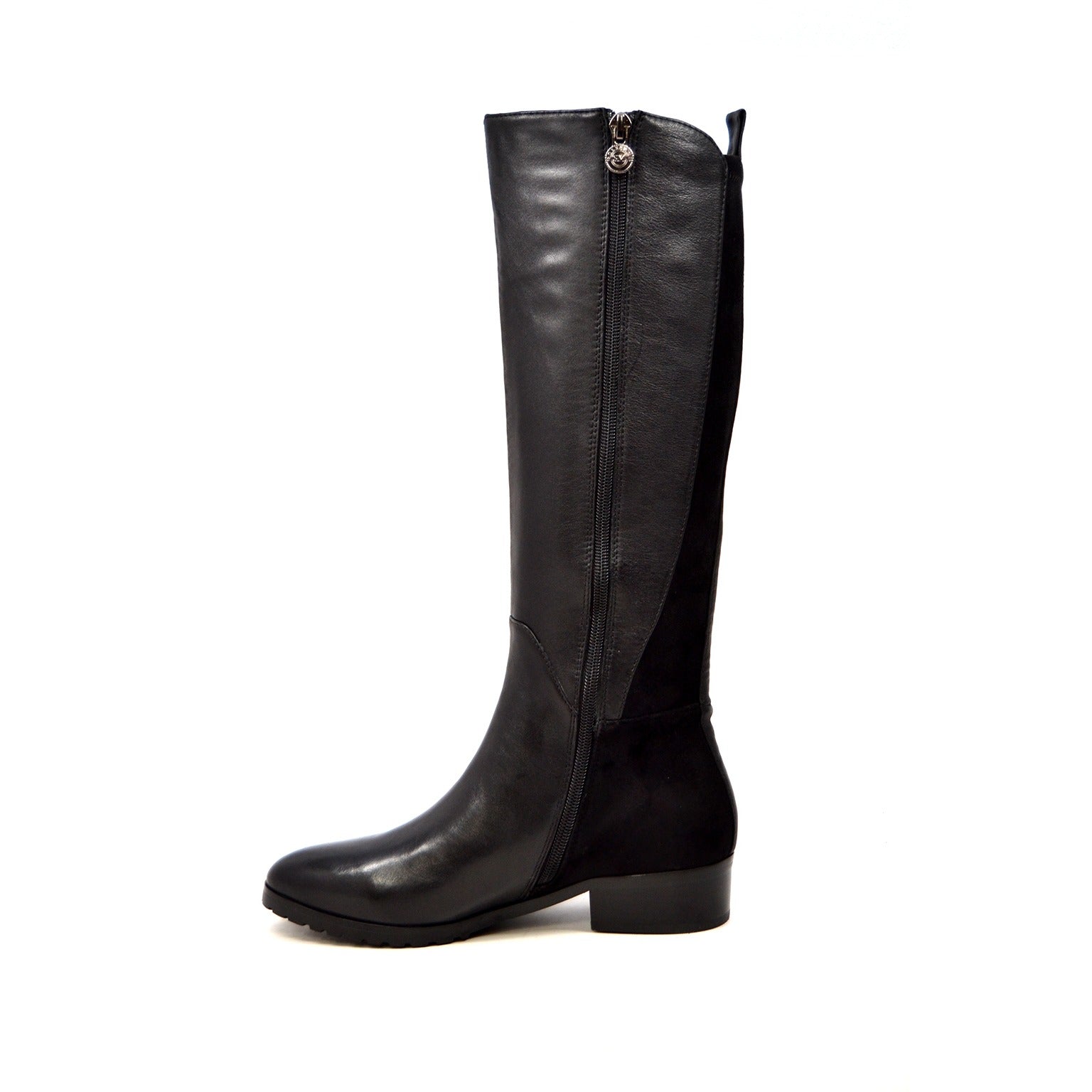 SoleiMani Trendy Leather Narrow Calf Riding Boots – Slim Calf Boots